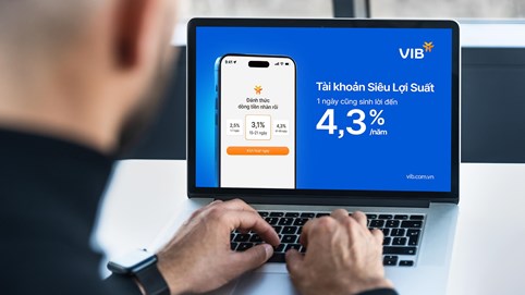 Siêu Lợi Suất VIB: 10 ngày ra mắt đã có 50.000 khách hàng cùng hàng ngàn tỷ sinh lời mỗi ngày đến 4,3%/năm