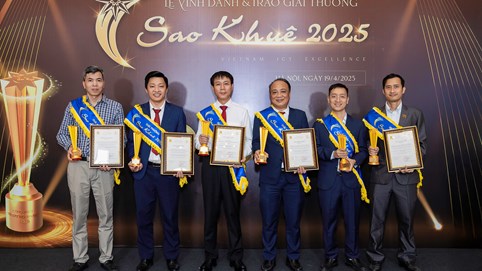 06 Hệ thống công nghệ, sản phẩm dịch vụ của Agribank xuất sắc được vinh danh tại Giải thưởng Sao Khuê 2025 
