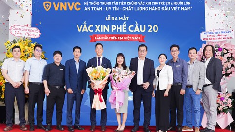 VNVC triển khai tiêm vaccine mới phế cầu 20 công nghệ hiện đại tại Việt Nam