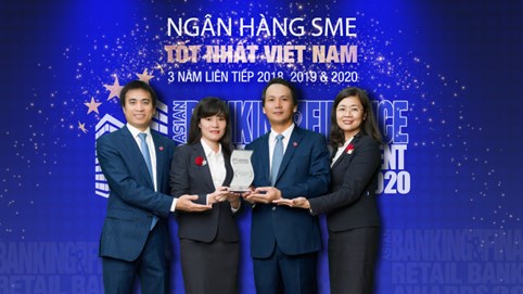 BIDV tiếp tục là “Ngân hàng SME tốt nhất Việt Nam”