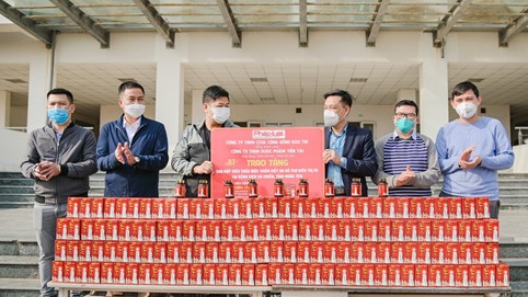 Công ty Bảo Trí trao tặng 700 hộp Viên thảo mộc Thiên Việt An tại Hưng Yên 