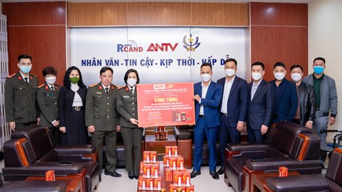 Công ty Bảo Trí tiếp sức mùa dịch cho cán bộ, chiến sĩ Cục Truyền thông CAND 
