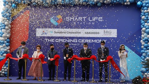 Tập đoàn Sumitomo Corporation phối hợp cùng Tập đoàn BRG khai trương mô hình trải nghiệm “Trạm kết nối cộng đồng” cho cư dân căn hộ tổ hợp chung cư Le Grand Jardin, Hà Nội