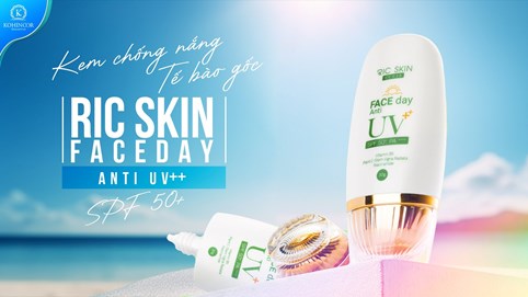 Bảo Vệ Và Nuôi Dưỡng Làn Da Mỗi Ngày Với Kem chống nắng RicSkin Face Day Anti UV !