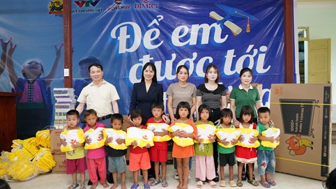 Hành trình yêu thương “Để em được tới trường”: Thắp sáng ước mơ, ươm mầm hạnh phúc!