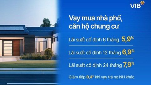 VIB đưa ra giải pháp vay mua nhà phố, mua căn hộ linh hoạt bậc nhất thị trường