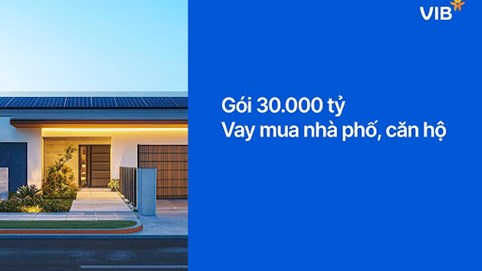 Gói vay mua nhà lãi suất chỉ từ 5,9%/năm, miễn gốc 5 năm, thời hạn vay đến 30 năm
