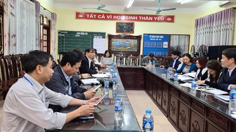 Kiểm tra công tác đảm bảo an toàn thực phẩm và sữa học đường năm học 2020 – 2021 tại huyện Mỹ Đức
