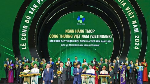 VietinBank lần thứ 8 liên tiếp được vinh danh Thương hiệu Quốc gia Việt Nam 