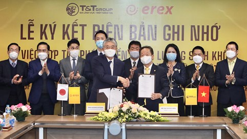 T&T Group và Tập đoàn EREX (Nhật Bản) hợp tác phát triển năng lượng sinh khối tại Việt Nam 