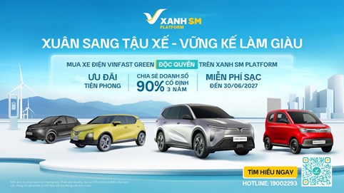 GSM bắt đầu nhận đặt cọc 4 dòng xe Vinfast Green từ ngày 17/03/2025