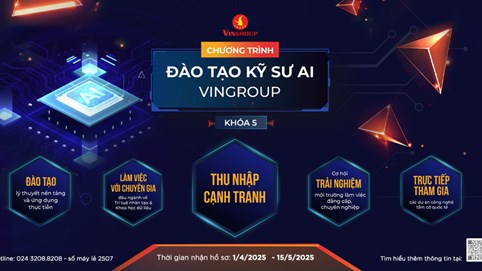 VinBigdata tuyển sinh Chương trình Đào tạo Kỹ sư AI Vingroup mùa 6 -2025