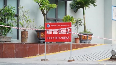 Tất cả trường hợp tiếp xúc với F0 và nhân viên y tế khoa Cấp cứu, BV Hữu Nghị âm tính