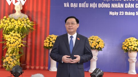 Chủ tịch Quốc hội Vương Đình Huệ: Qua cuộc bầu cử càng thấy được sức mạnh của nhân dân