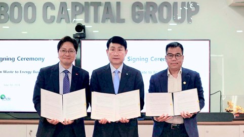 Bamboo Capital hợp tác với chaebol Hàn Quốc và SLC đầu tư điện rác và các giải pháp xử lý rác thải