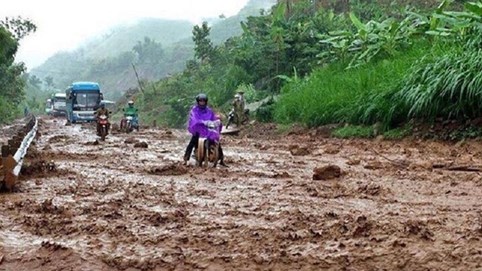 13 tỉnh có nguy cơ cao xảy ra lũ quét, sạt lở đất do ảnh hưởng của bão số 2