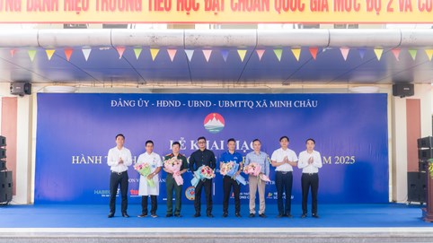 Long Châu chung tay cùng xã Minh Châu, điểm khởi đầu chăm sóc sức khỏe toàn dân