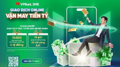 Doanh nghiệp giao dịch online cùng VPBank - 'săn' vận may gần 4 tỷ đồng