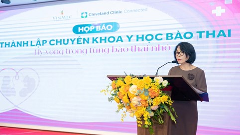 Vinmec ra mắt Chuyên khoa Y học Bào thai – bước ngoặt điều trị trước sinh tại Việt Nam