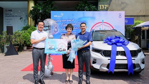 MB Ageas Life công bố kết quả vào trao thưởng tháng 7 chương trình quay số mừng sinh nhật 8 năm
