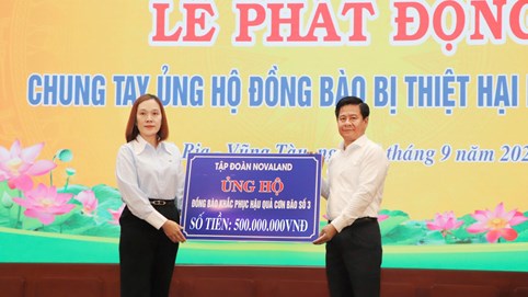 NovaGroup phát động loạt chương trình tiếp sức, ủng hộ đồng bào vùng bão lũ