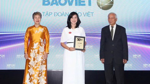 Bảo Việt (BVH): Top 50 Công ty kinh doanh hiệu quả nhất Việt Nam 2025