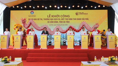 T&T Group khởi công Khu đô thị sinh thái 50 ha tại Hà Tĩnh