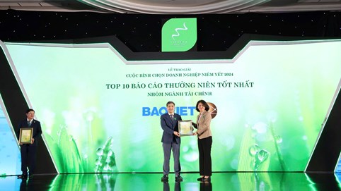 Bảo Việt (BVH): Kỷ niệm 60 năm thành lập, Bảo Việt liên tục giành được nhiều giải thưởng trong nước và quốc tế, đạt Top 10 Báo cáo thường niên tốt nhất nhóm tài chính