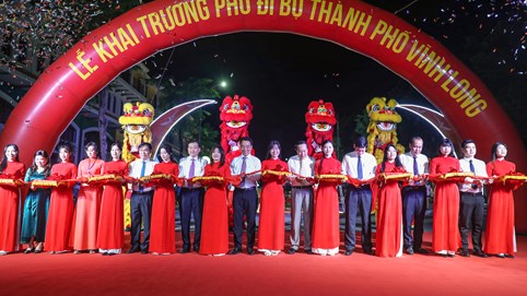 Vĩnh Long khai trương tuyến phố đi bộ tại dự án của T&T Group