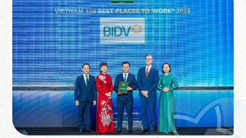 BIDV được vinh danh ‘Nơi làm việc tốt nhất Việt Nam’ năm thứ ba liên tiếp
