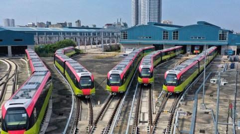 Tuyến metro Nhổn - Ga Hà Nội sẽ chạy thử từ ngày 5/12