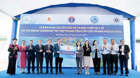 Vingroup hỗ trợ Đà Nẵng nâng cao năng lực cấp cứu hiện đại, gia tăng sức mạnh y tế miền Trung
