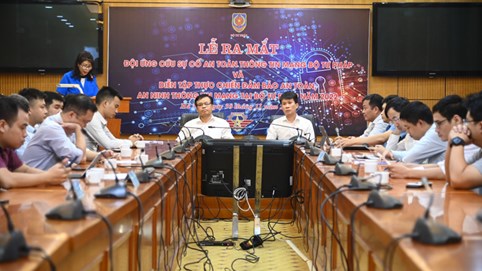Ra mắt Đội ứng cứu sự cố an toàn thông tin mạng Bộ Tư pháp