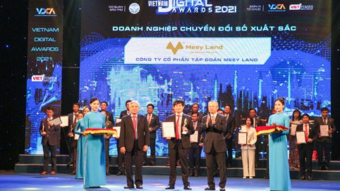 Meey Land nhận giải thưởng Doanh nghiệp Chuyển đổi số xuất sắc tại Vietnam Digital Awards 2021