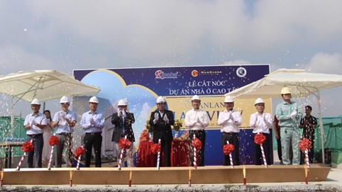 Dự án Anland Lakeview bứt phá cất nóc vượt tiến độ hơn 50 ngày