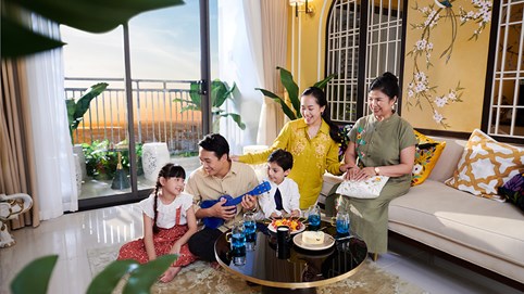 Tết sum vầy và giấc mơ tổ ấm rộng lớn cho gia đình tại Hanoi Melody Residences