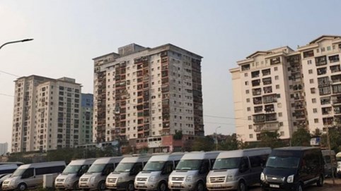 Hoàng Mai (Hà Nội): Bãi trông giữ xe trái phép ở phường Hoàng Văn Thụ vẫn chưa bị xử lý