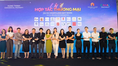 Hung Thinh Commercial Property ký thỏa thuận hợp tác thương mại cùng 17 thương hiệu bán lẻ hàng đầu tại Canal District (MerryLand Quy Nhơn)