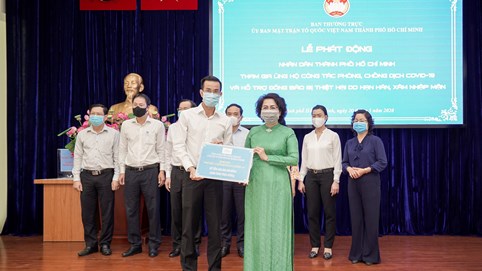 Tập đoàn Hưng Thịnh tiếp tục trích ngân sách 20 tỷ đồng ủng hộ hoạt động phòng, chống Covid-19