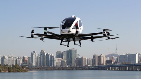 Thử nghiệm loại hình taxi bay bằng drone đầu tiên tại Hàn Quốc