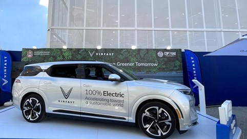 VinFast là đại diện doanh nghiệp Việt Nam duy nhất phát biểu và trưng bày mẫu xe VinFast VF 9 tại COP28