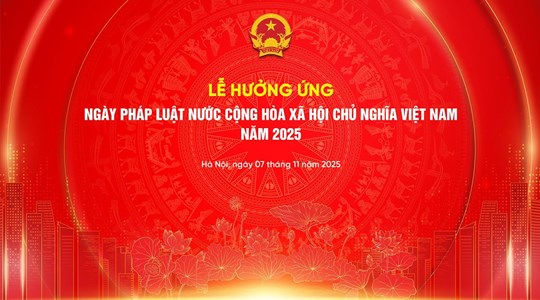 [Trực tiếp] Lễ hưởng ứng Ngày Pháp luật nước Cộng hòa xã hội chủ nghĩa Việt Nam năm 2025