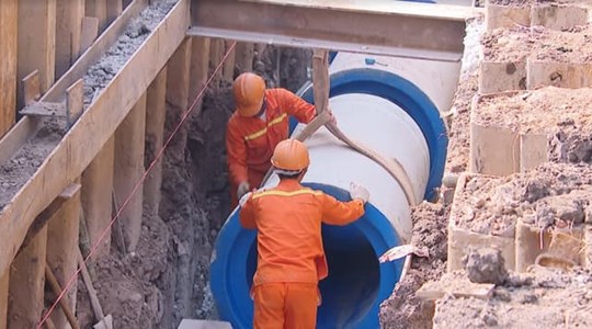 Đà Nẵng đầu tư hơn 342 tỷ đồng xây tuyến cống thoát nước trên đường Trần Nam Trung