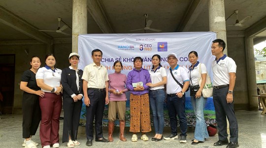 CLB CEO 1983 - Hành trình lan tỏa yêu thương đến đồng bào vùng lũ Khánh Hòa