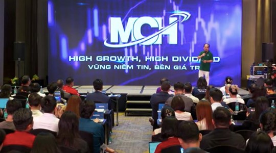 Masan Consumer (MCH): Chốt lộ trình niêm yết HOSE trong tháng 12, logo mang hình tượng hai hạt lúa và đường cong đi lên