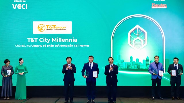 T&T City Millennia ghi dấu cuối năm với danh hiệu Dự án đáng sống 2025 và cú hích từ tiểu khu mới