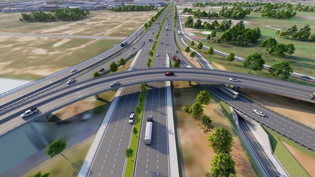 Bắc Ninh đề xuất phương án nút giao kết nối sân bay Gia Bình với đường Vành đai 4