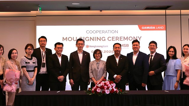 Gamuda Land mở rộng hợp tác chiến lược với các ngân hàng MSB và Hong Leong, giới thiệu các gói vay ưu đãi và linh hoạt
