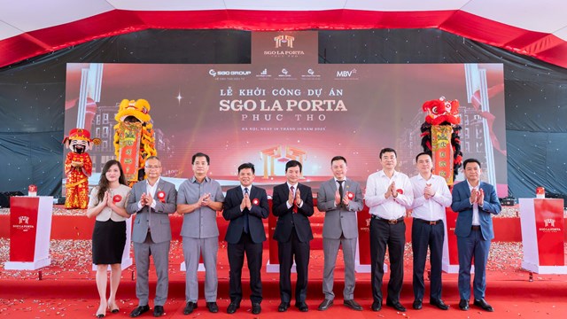Chính thức khởi công SGO La Porta Phúc Thọ: Cánh cửa vàng son mở ra kỷ nguyên mới cho khu Tây Hà Nội