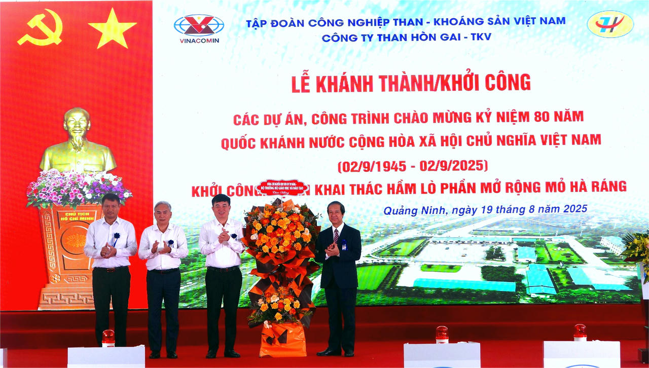 Bộ trưởng Bộ Giáo dục và Đào tạo Nguyễn Kim Sơn dự lễ khởi công, khánh thành các công trình, dự án tại Quảng Ninh